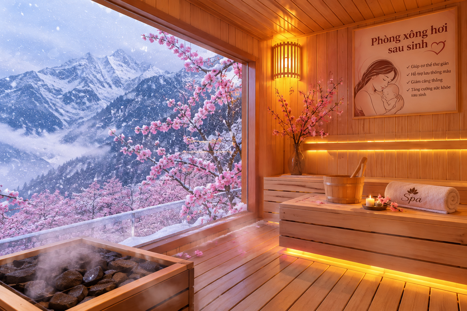 LẮP ĐẶT HỆ THỐNG XÔNG HƠI SAU SINH TẠI LÀO CAI – GIẢI PHÁP CHĂM SÓC SẢN PHỤ HIỆN ĐẠI